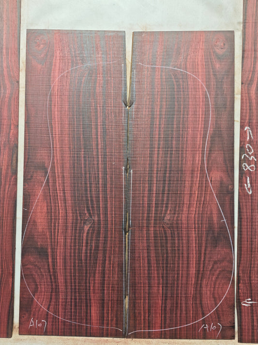 Bois de Rose madagascar rosewood back&sides guitar set A107