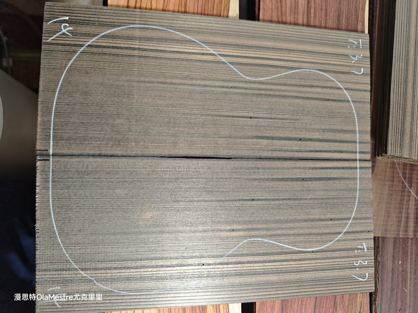 Ancient Dragon Spruce tenor ukulele top sets