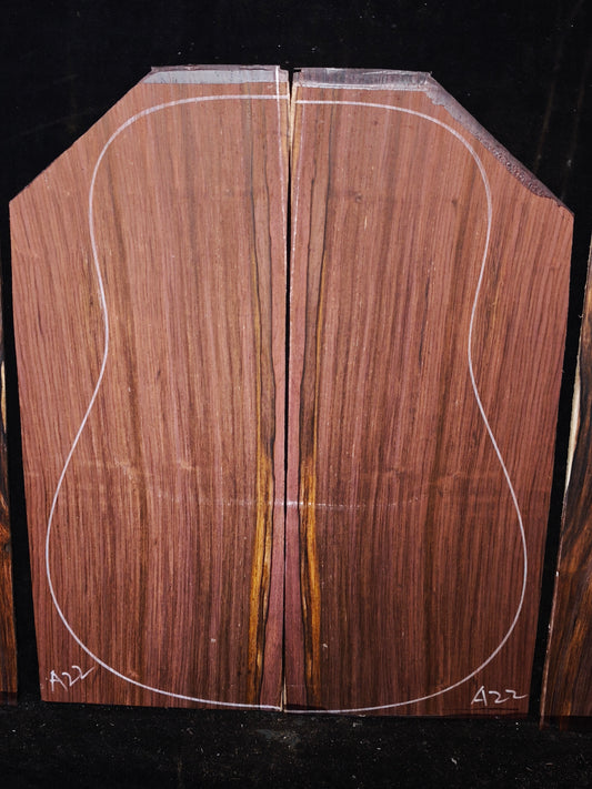 A22 Guatemalan Rosewood back&sides guitar set
