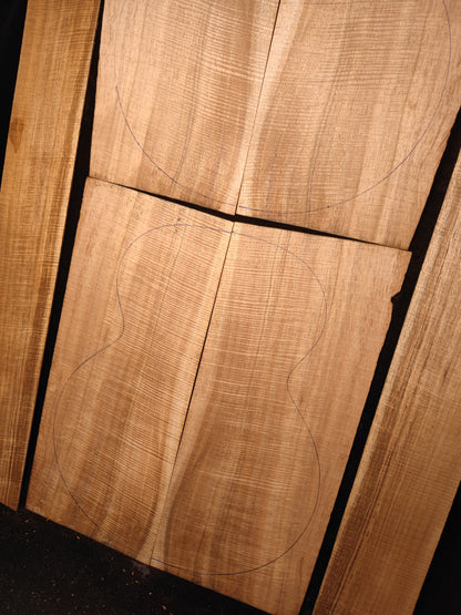 Jumbo Master Grade Hawaiian Koa guitar backs&sides set