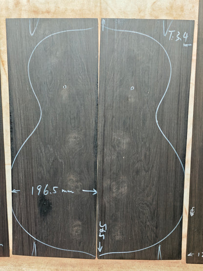 african blackwood back&sides guitar set