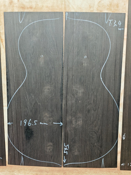 african blackwood back&sides guitar set