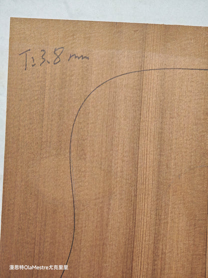 S04 sinker redwood guitar top set