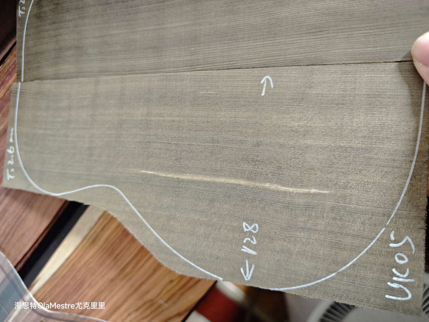 Ancient Dragon Spruce tenor ukulele top sets