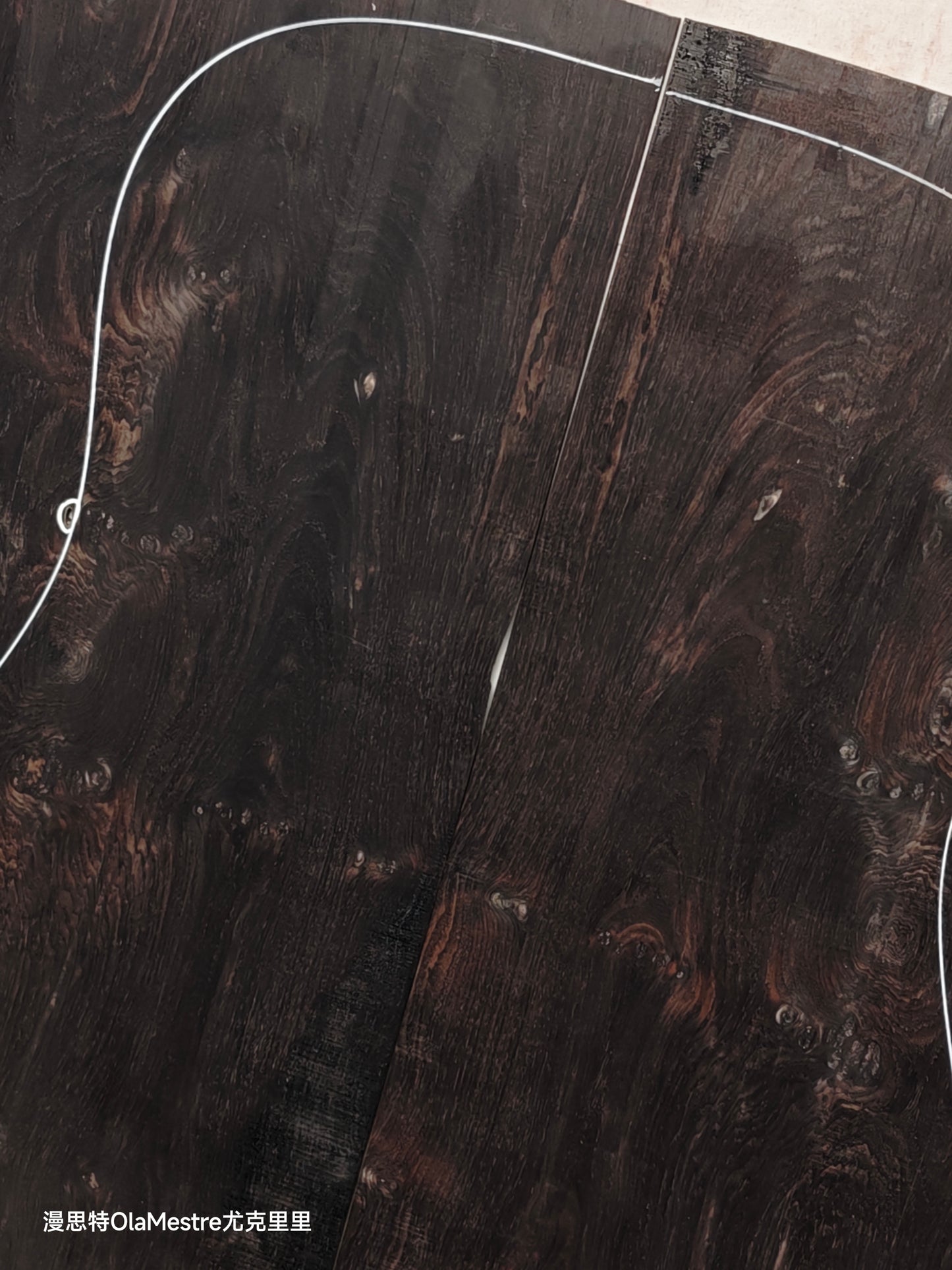 #04 african blackwood back&sides guitar set