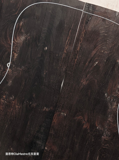 #04 african blackwood back&sides guitar set