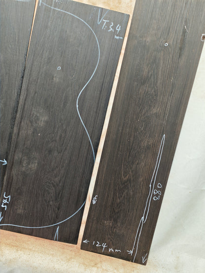 african blackwood back&sides guitar set