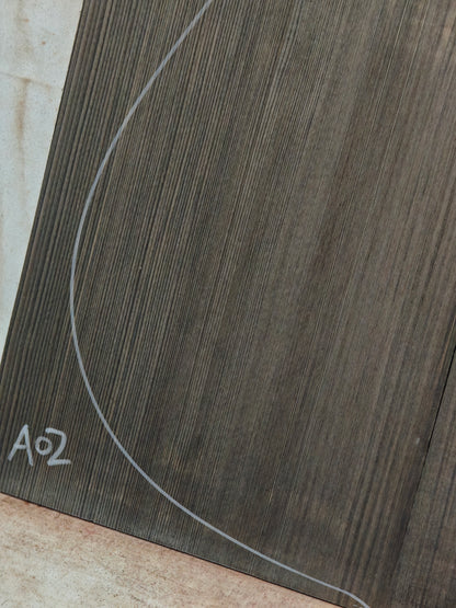 Black 'Dragon Spruce' Ancient Sinker Chinese Spruce guitar top