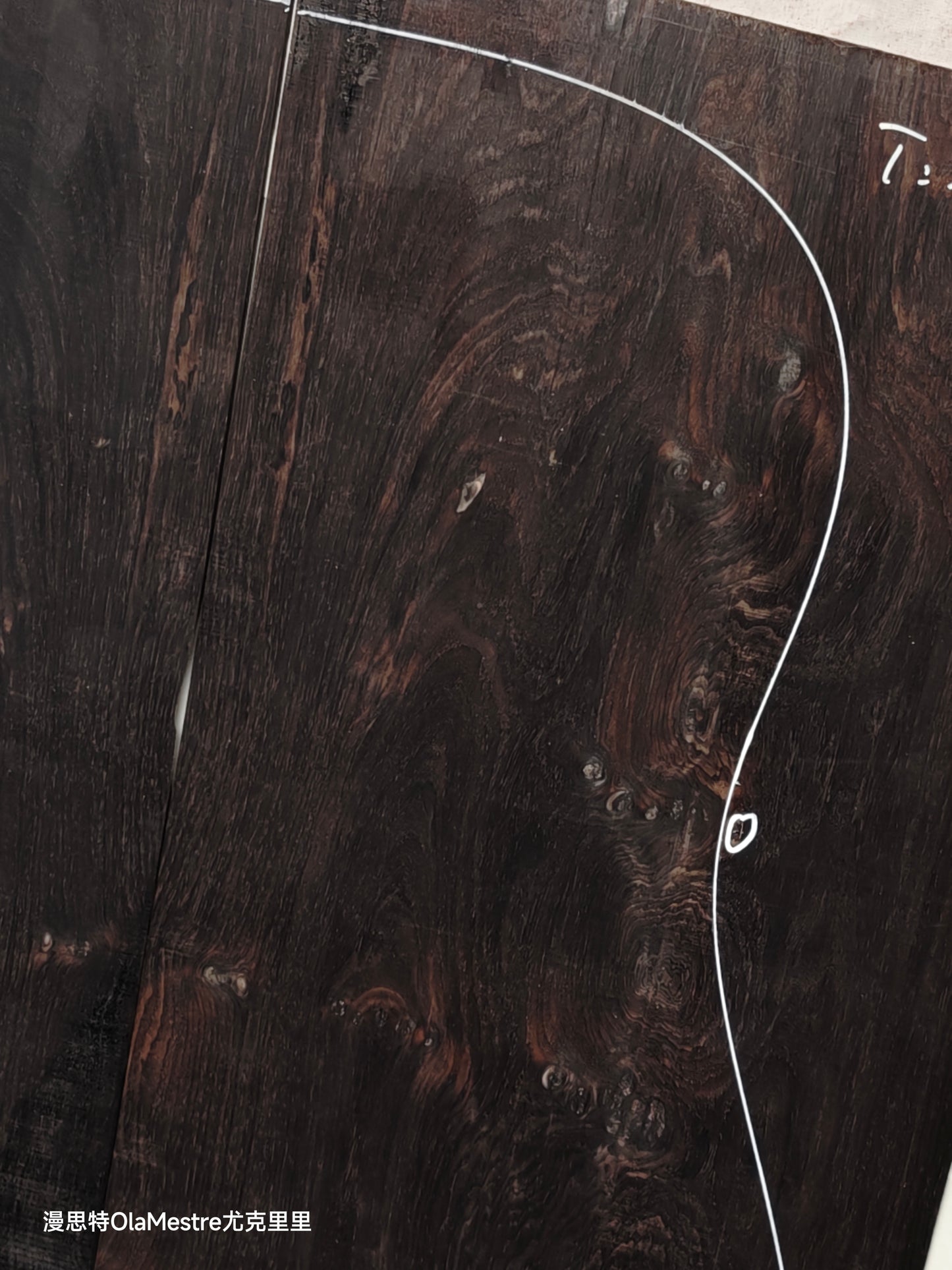 #04 african blackwood back&sides guitar set