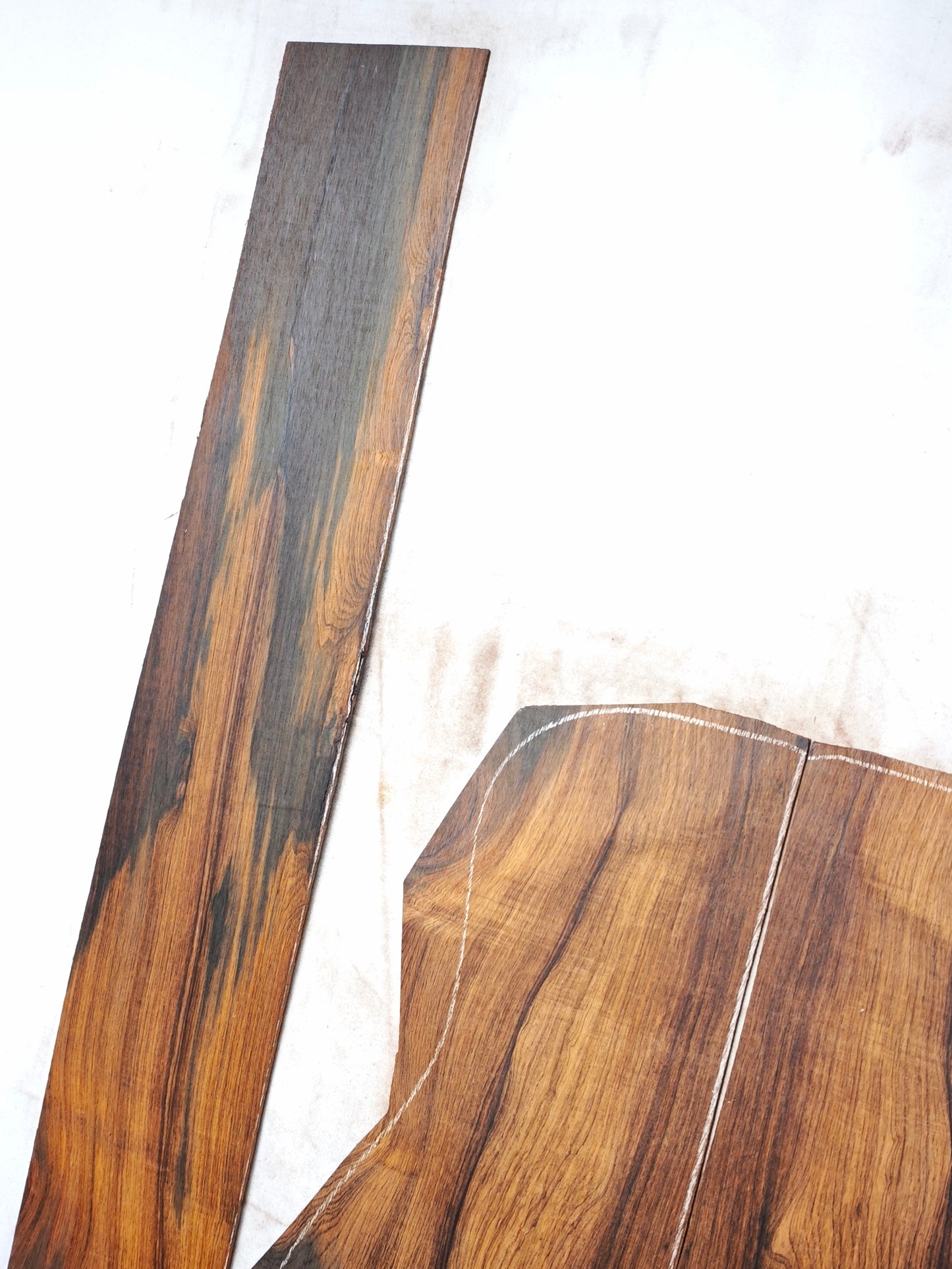 #01 MA Brazilian rosewood guitar backs&sides set with CITES