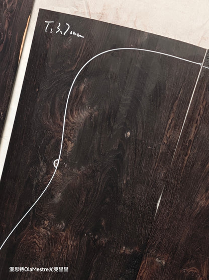 #04 african blackwood back&sides guitar set