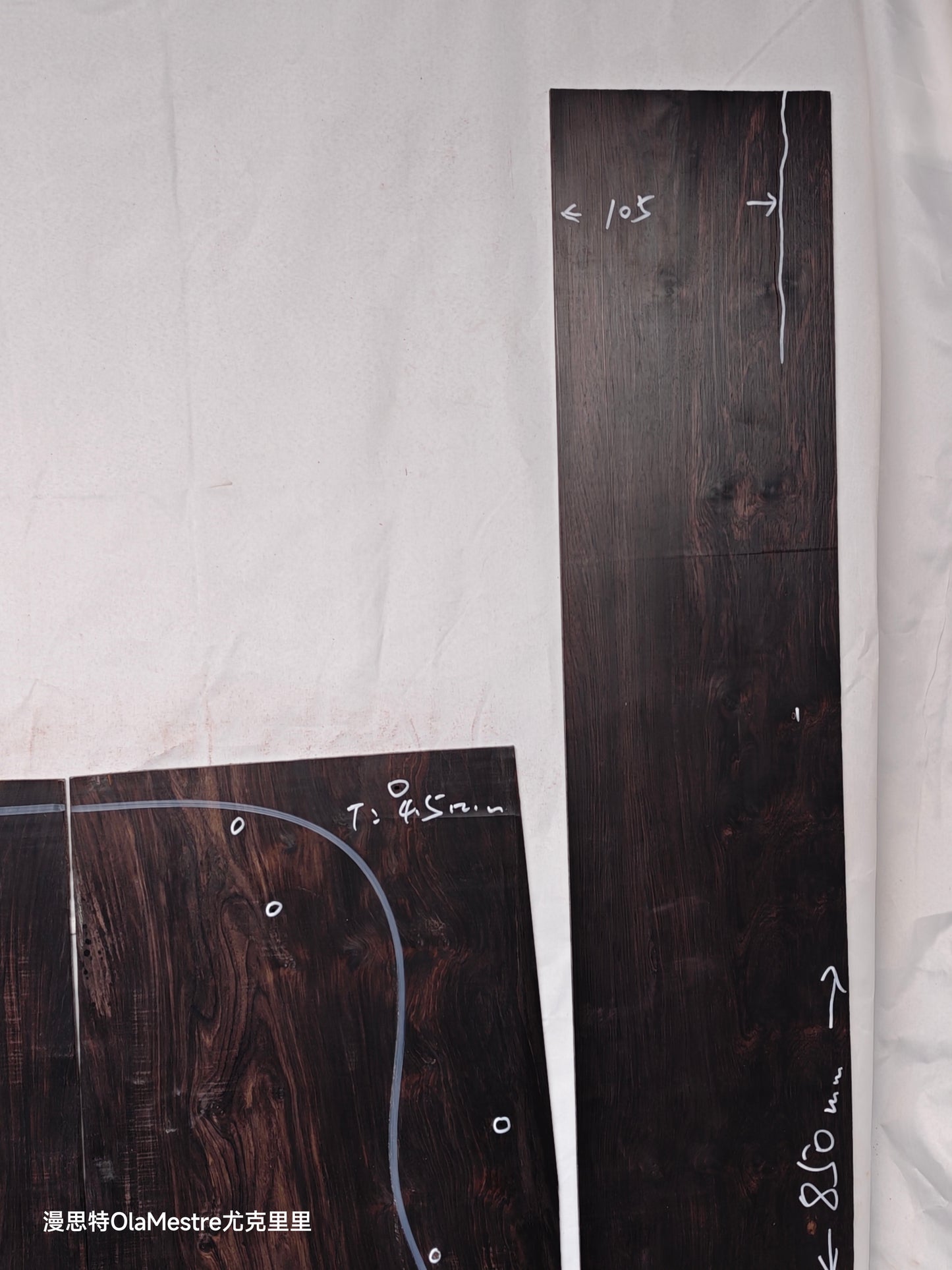 #02 african blackwood back&sides guitar set