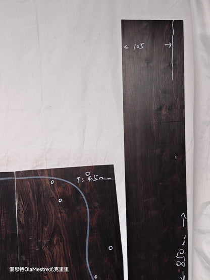 #02 african blackwood back&sides guitar set