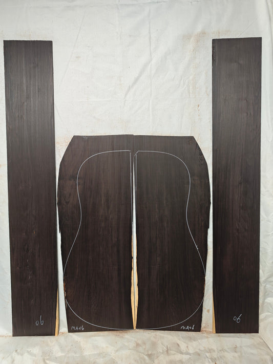 MA06 Quartersawn african blackwood back&sides guitar set