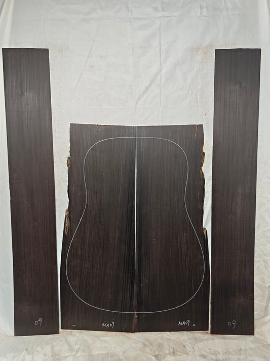 MA09 Quartersawn african blackwood back&sides guitar set