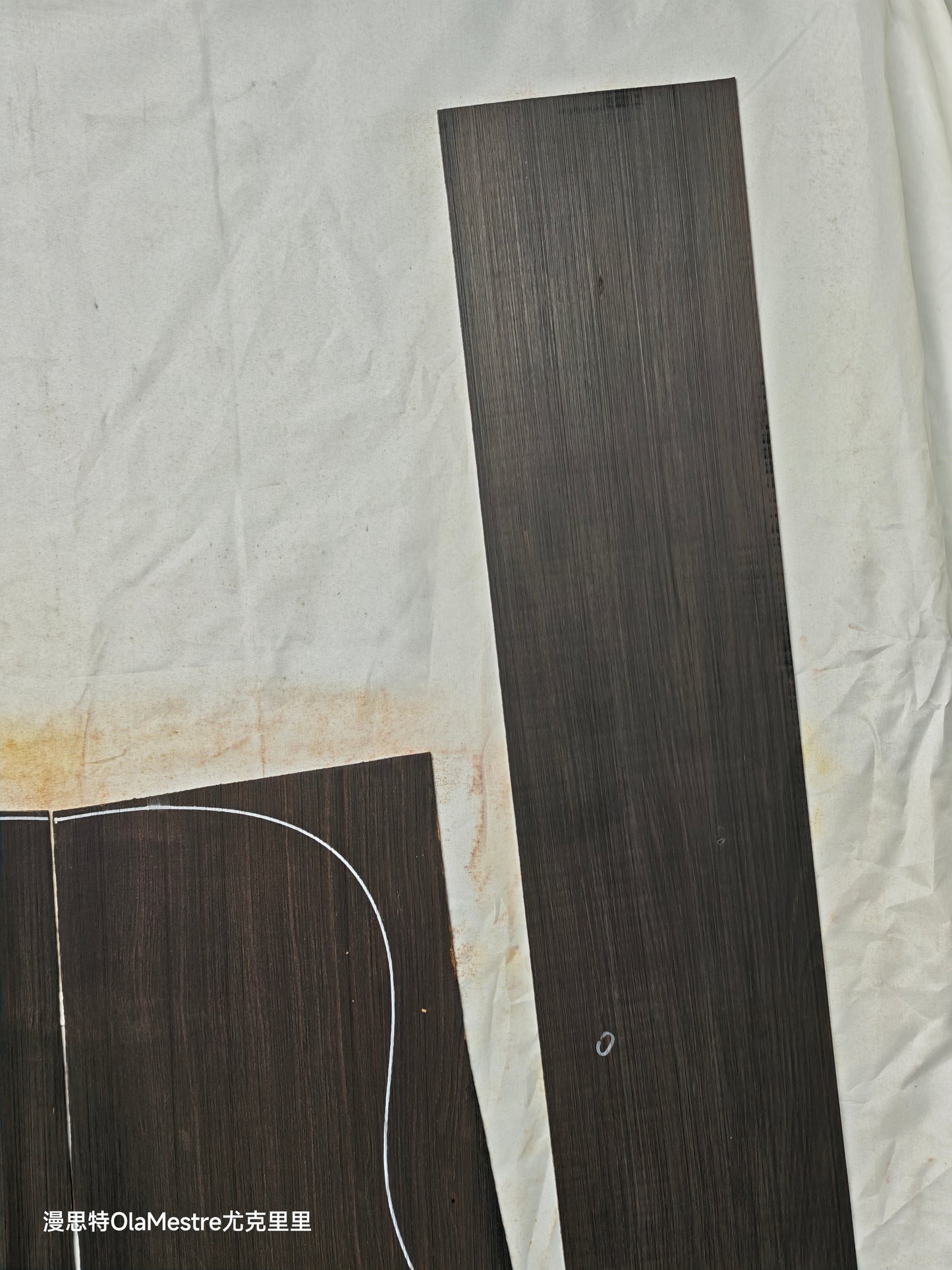 MA02 Quartersawn african blackwood back&sides guitar set with CITES