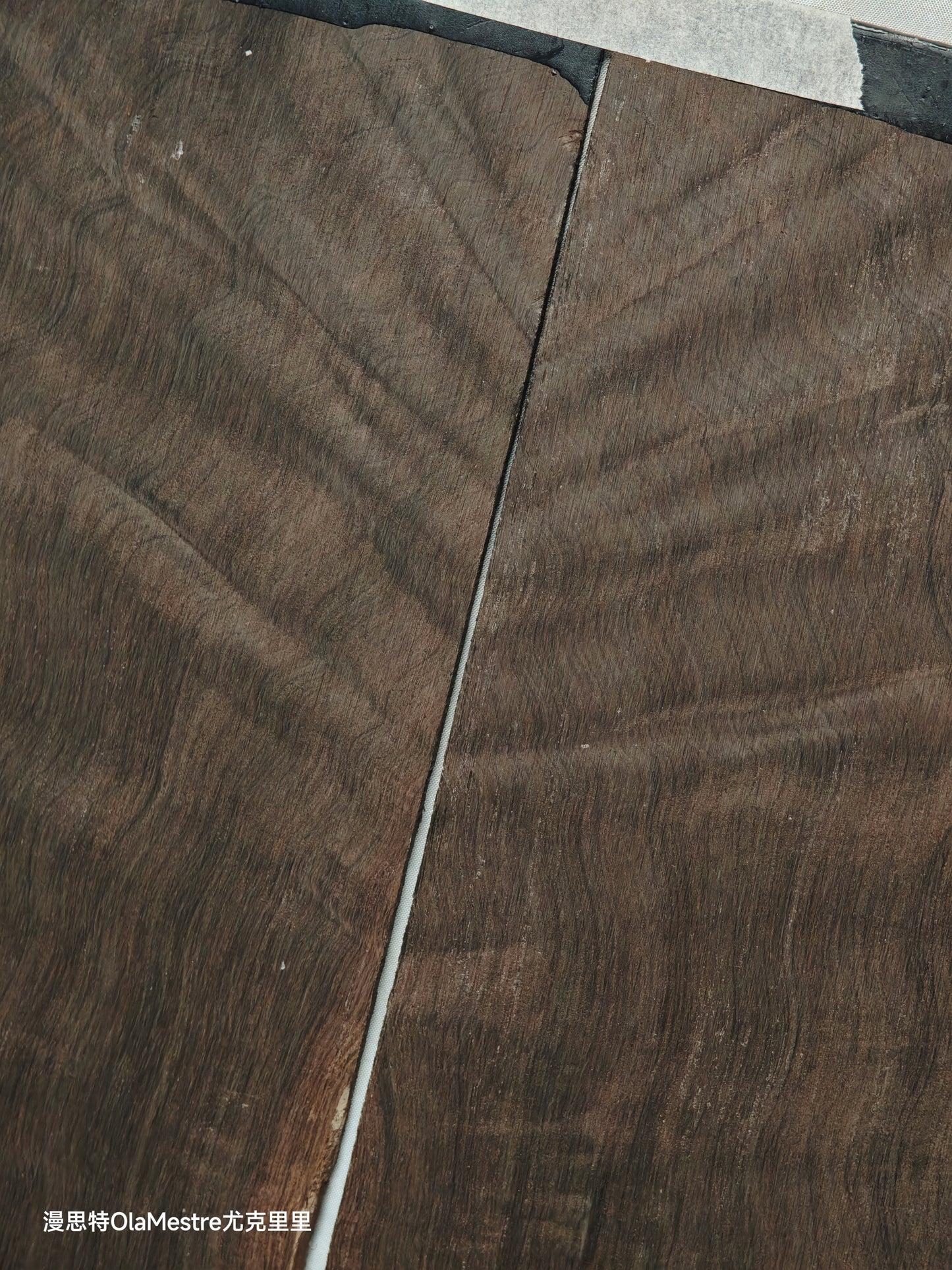 #03 Quartersawn Curly Brazilian rosewood acoustic guitar backs&sides set with CITES