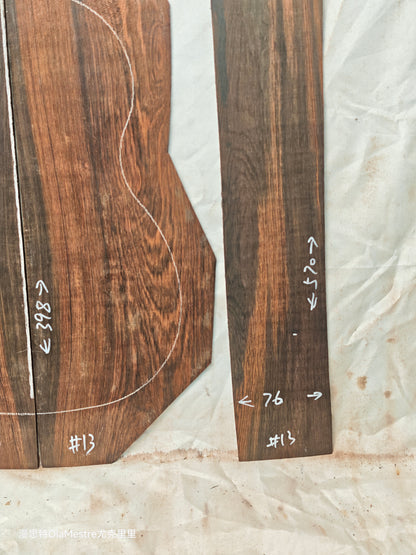 #13 Brazilian Rosewood Ukulele set  with CITES-Certified