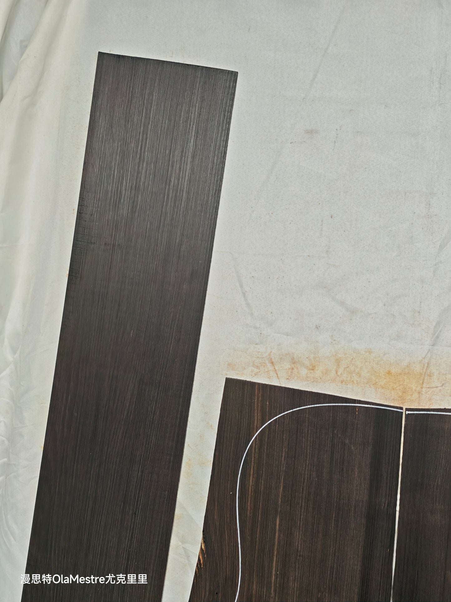 MA02 Quartersawn african blackwood back&sides guitar set with CITES