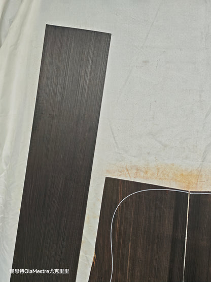 MA02 Quartersawn african blackwood back&sides guitar set with CITES