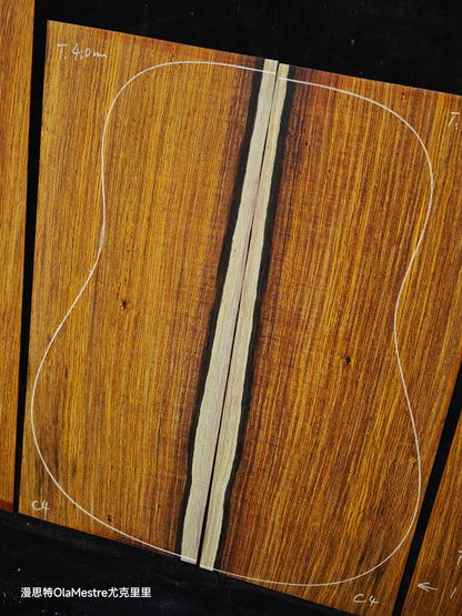 C4 cocobolo back&sides guitar set