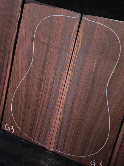 G3 Striped Guatemalan Rosewood back&sides guitar set