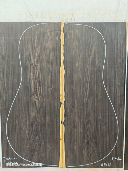 #07 african blackwood back&sides guitar set