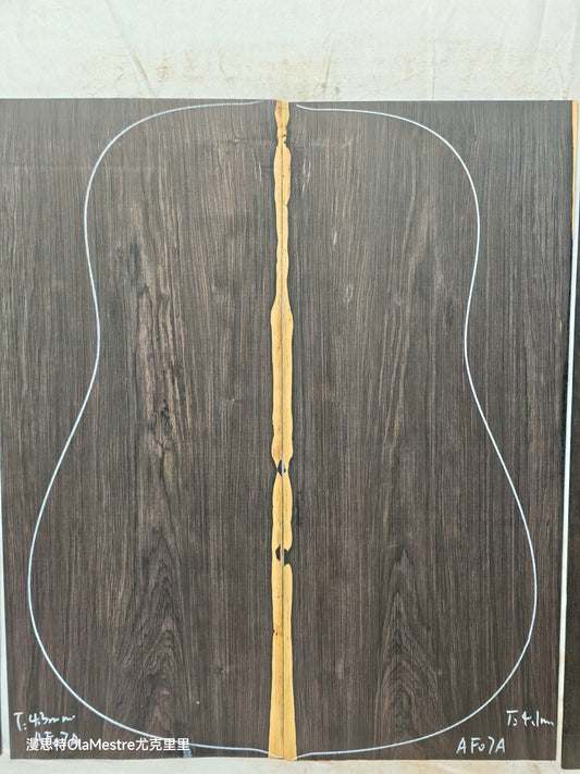 #07 african blackwood back&sides guitar set