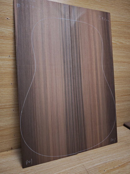 Master Grade sinker redwood guitar top set #D01
