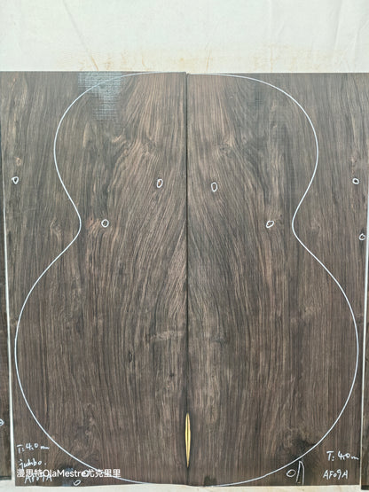 #09 african blackwood back&sides guitar set