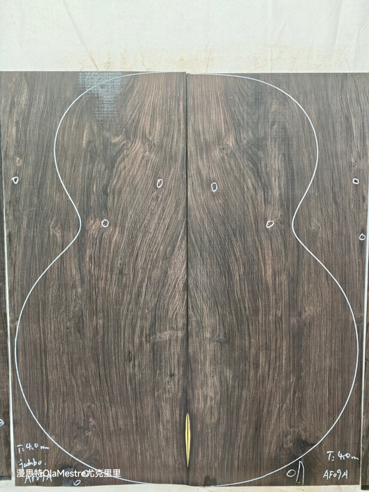 #09 african blackwood back&sides guitar set