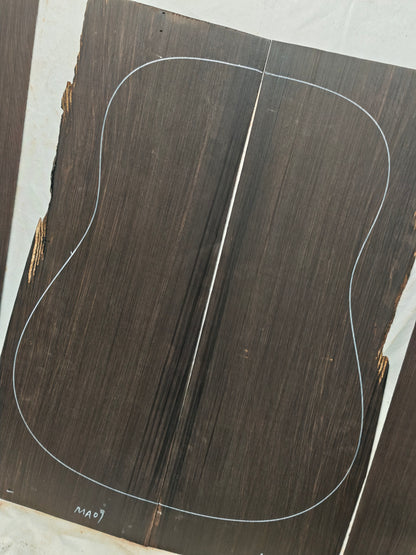 MA09 Quartersawn african blackwood back&sides guitar set
