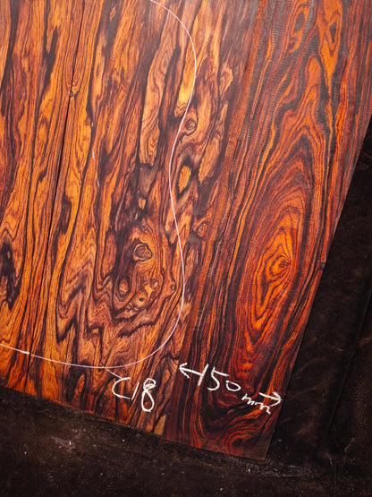 Mexico cocobolo back&sides guitar set C18