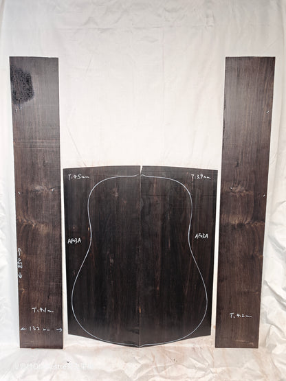 #03 african blackwood back&sides guitar set