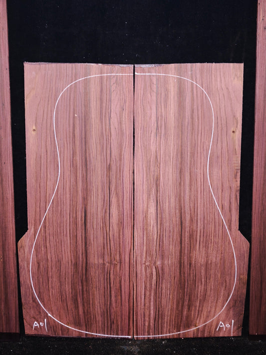 A01 Guatemalan Rosewood back&sides guitar set