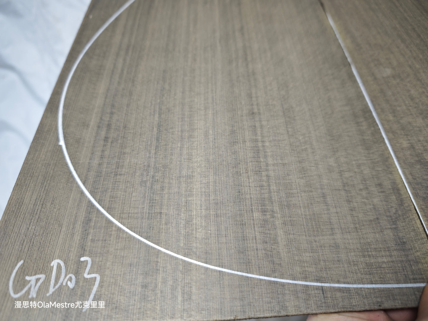 #GD 03 Green 'Dragon Spruce' Ancient Sinker Chinese Spruce guitar top