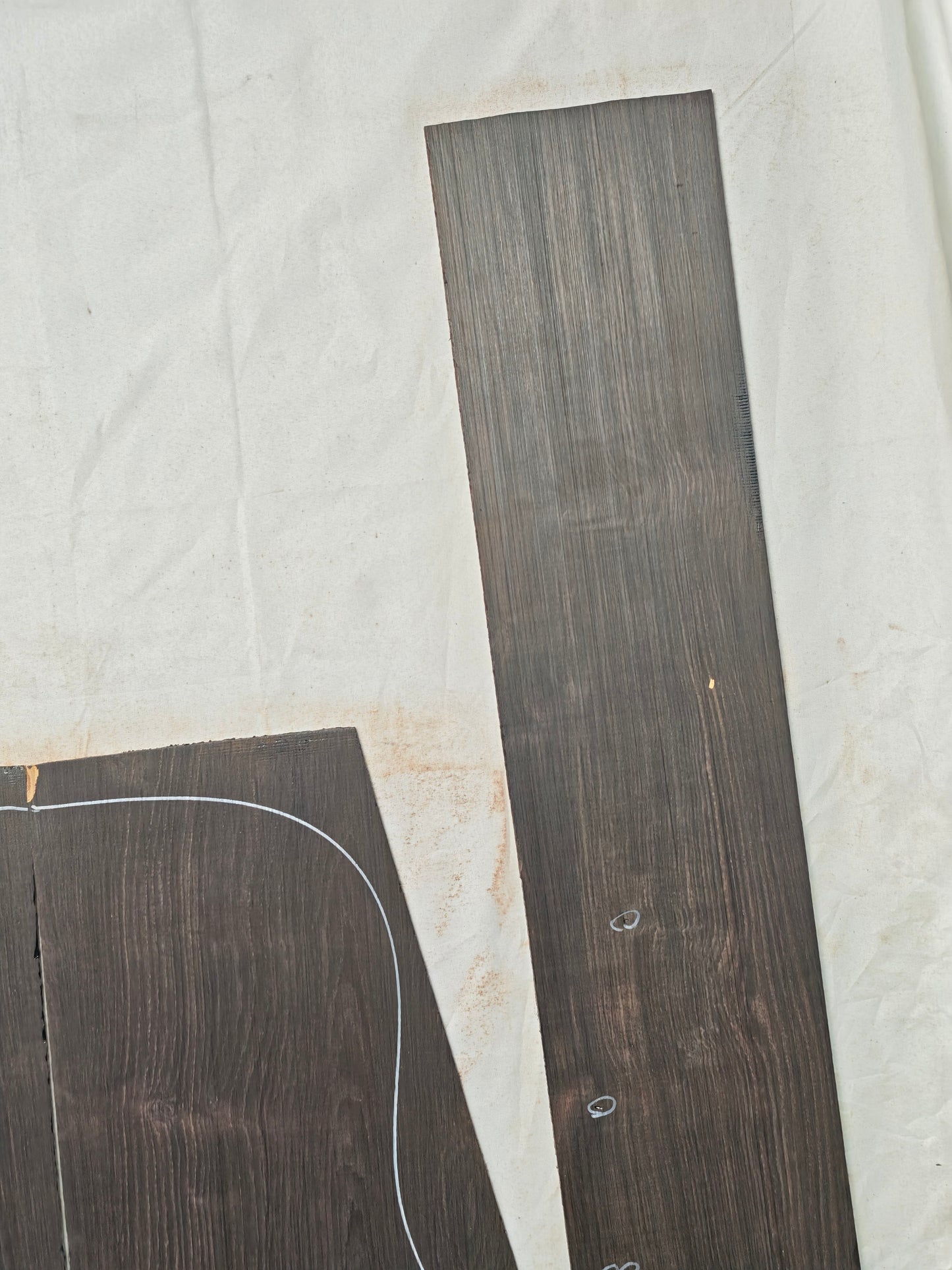 #22 african blackwood back&sides guitar set