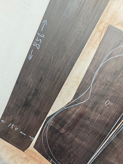 african blackwood back&sides guitar set