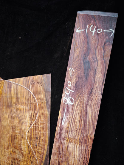 M03 curly Quartersawn cocobolo back&sides guitar set