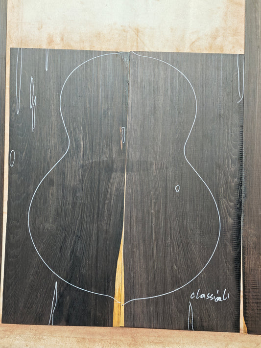 Quartersawn african blackwood back&sides classical guitar set