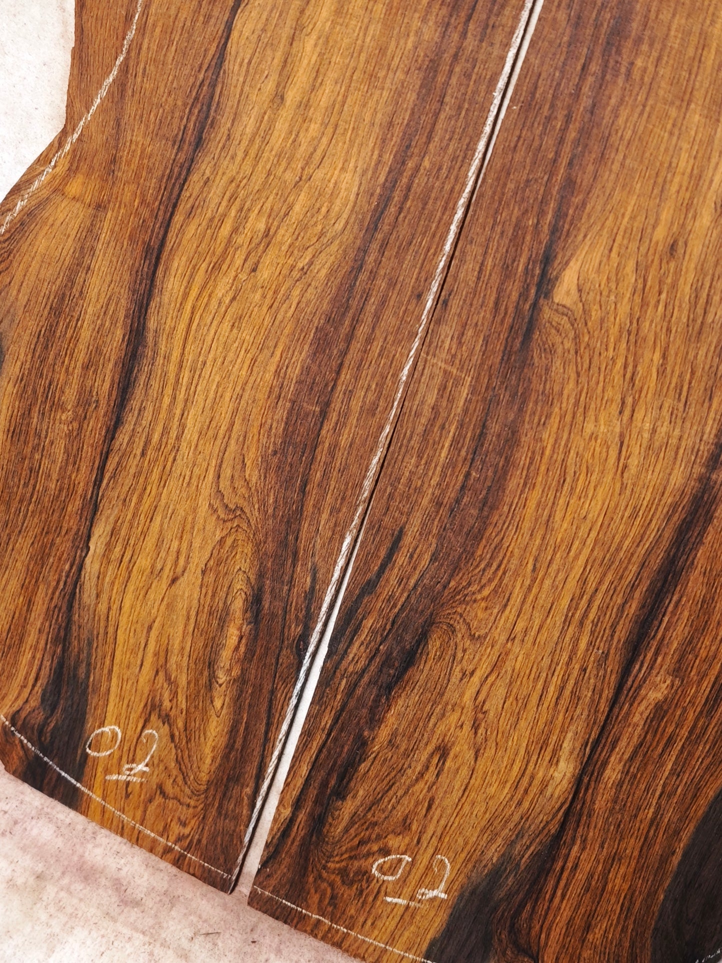 #01 MA Brazilian rosewood guitar backs&sides set with CITES