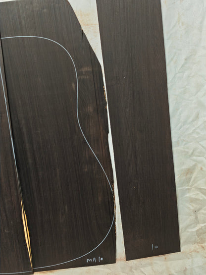 MA10 Quartersawn african blackwood back&sides guitar set