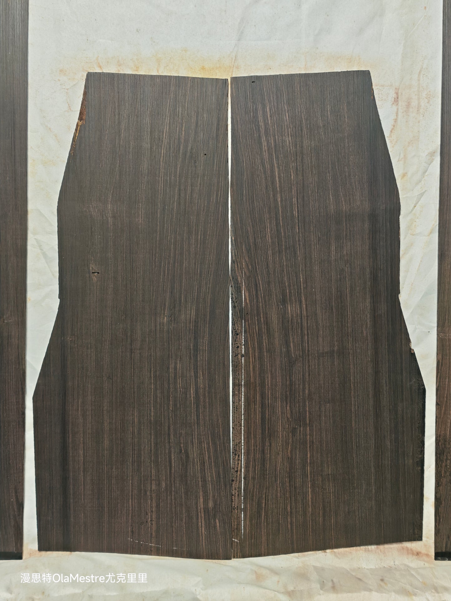 MA04 Quartersawn african blackwood back&sides guitar set with CITES