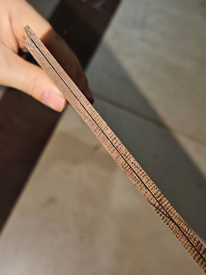 Ancient Bog oak guitar back and side set