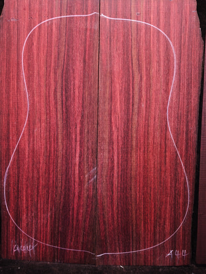 MA Quartersawn Bois de Rose madagascar rosewood back&sides guitar set A44