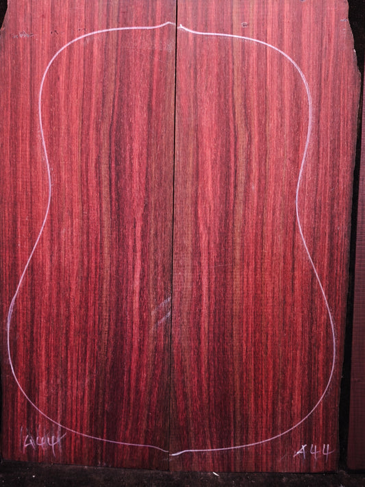MA Quartersawn Bois de Rose madagascar rosewood back&sides guitar set A44
