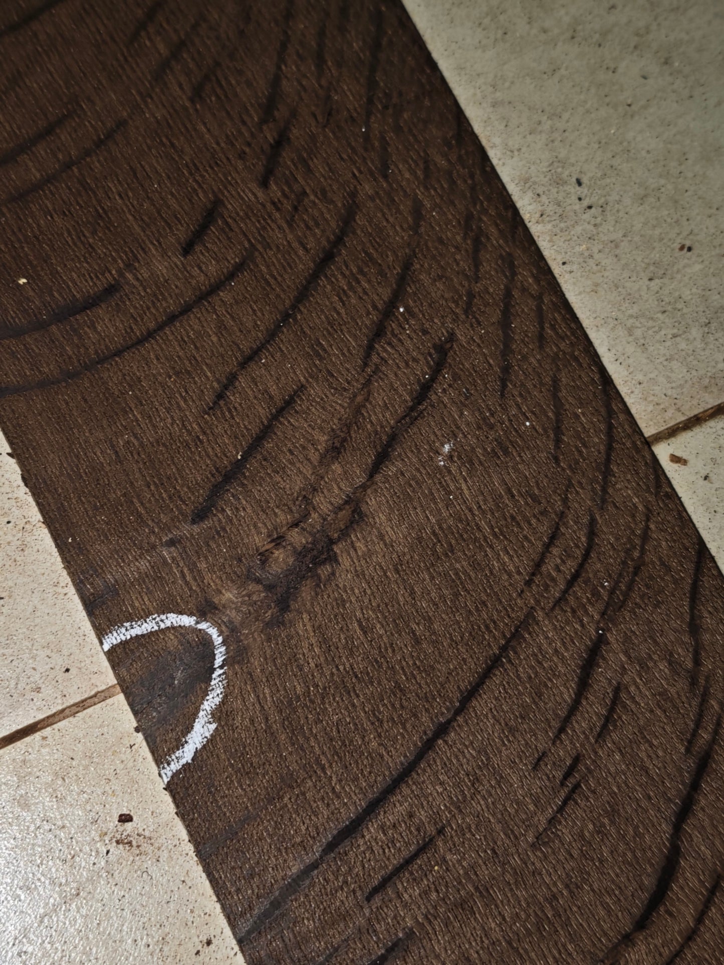 Ancient Bog oak guitar back and side set