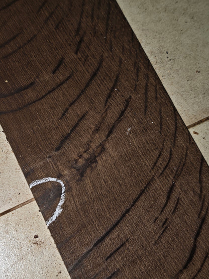 Ancient Bog oak guitar back and side set