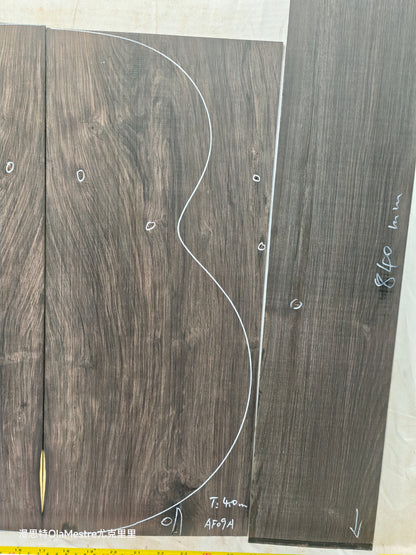 #09 african blackwood back&sides guitar set