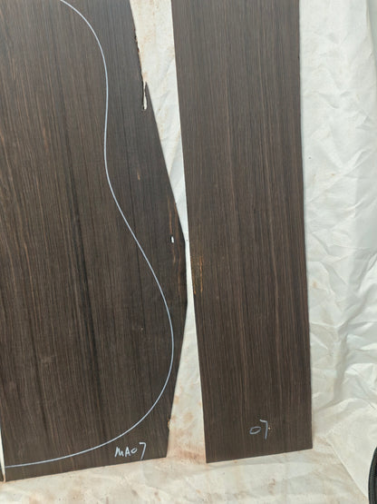 MA07 Quartersawn african blackwood back&sides guitar set